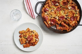 One-pot pizza-style pasta